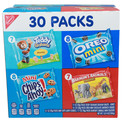 Nabisco Team Favorites Variety Pack - 30 Ounce