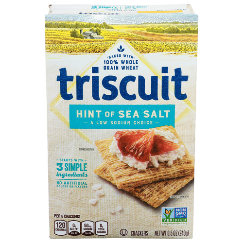 Triscuit Hint Of Sea Salt Crackers - 8.5 Ounce