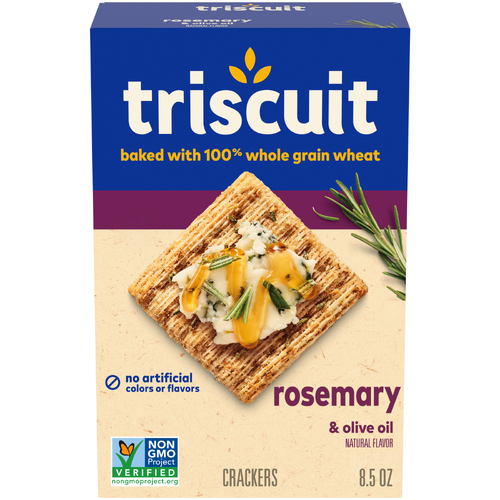 Triscuit Rosemary & Olive Oil Whole Grain Wheat Crackers - 8.5 Ounce Image 1 of 2