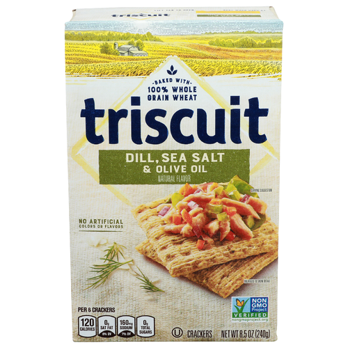 Triscuit Dill, Sea Salt & Olive Oil Crackers - 8.5 Ounce
