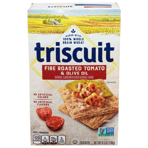 Triscuit Fire Roasted Tomato & Olive Oil Crackers - 8.5 Ounce