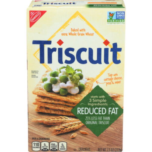 Triscuit Triscuits Reduced Fat - 7.5 Ounce