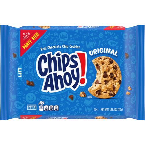 CHIPS AHOY! Original Chocolate Chip Cookies, Party Size - 25.3 Ounce