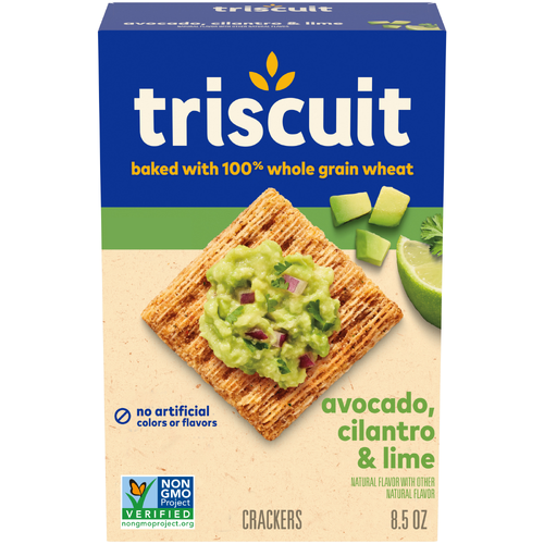 Triscuit Avocado Cilantro & Lime Whole Grain Wheat Crackers - 8.5 Ounce