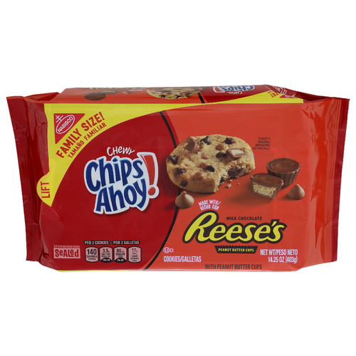 Nabisco Chips Ahoy! With Peanut Butter Cups Chewy Cookies - 14.25 Ounce