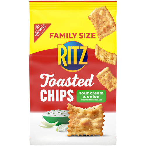 Ritz Sour Cream & Onion Toasted Chips - 11.4 Ounce Image 1 of 2