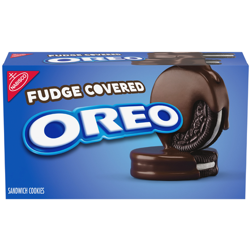 Oreo Fudge Covered Chocolate Sandwich Cookies - 7.9 Ounce Image 1 of 3