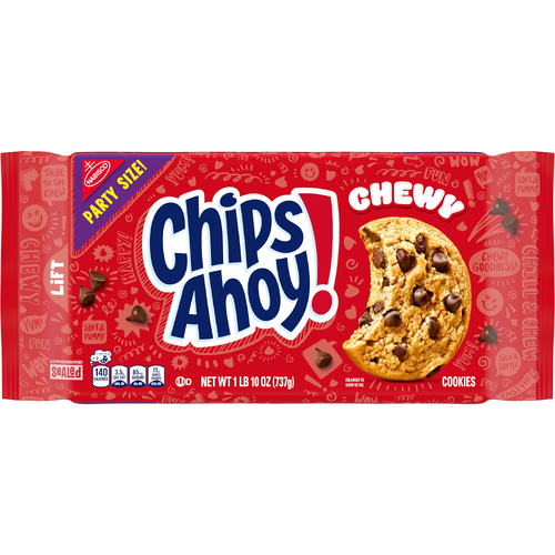 CHIPS AHOY! Chewy Chocolate Chip Cookies, Party Size - 26 Ounce
