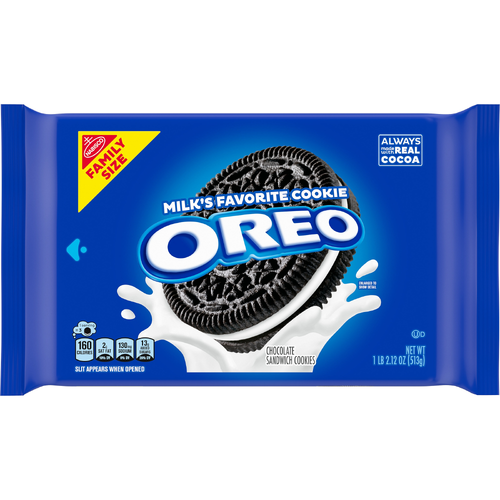 OREO Original Chocolate Sandwich Cookies, Family Size - 18.12 Ounce