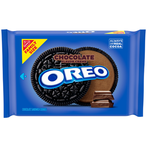 Oreo Family Size Chocolate Creme Chocolate Sandwich Cookies - 18.71 Ounce