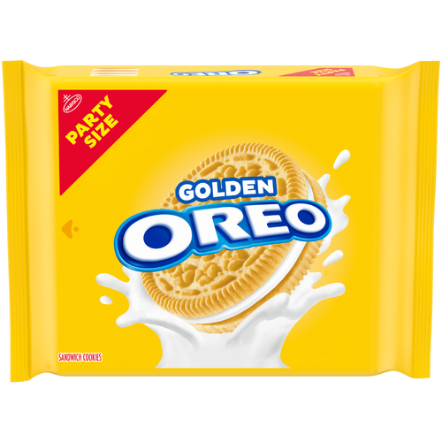 Oreo Golden Original Golden Sandwich Cookies, Party Size - 24.16 Ounce Image 1 of 2
