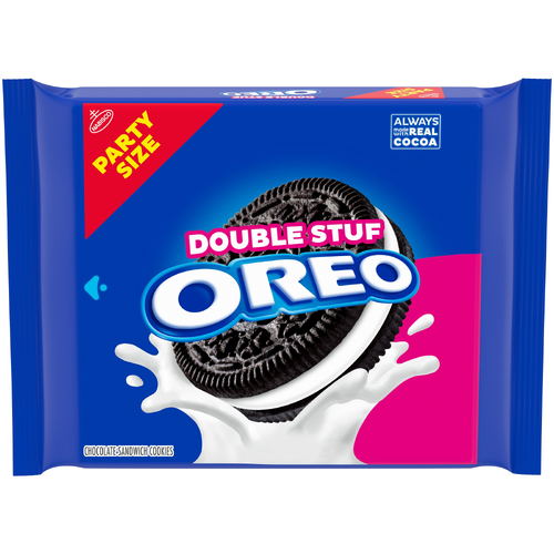 Oreo Double Stuf Original Double Stuf Chocolate Sandwich Cookies, Party Size - 24.95 Ounce Image 1 of 3
