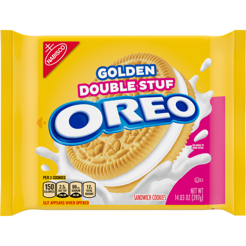 OREO Golden Original Double Stuf Sandwich Cookies - 14.03 Ounce