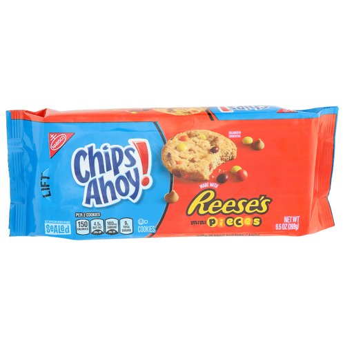 Nabisco Chips Ahoy! With Peanut Buttery Candy Cookies - 9.5 Ounce
