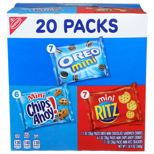 Nabisco Oreo Mini Chips Ahoy! Ritz - 20 Ounce
