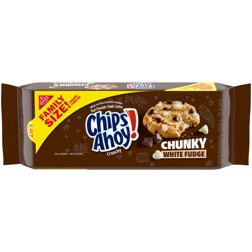 Chips AHOY! Chunky White Fudge Chocolate Chip Cookies - 18 Ounce Image 1 of 2
