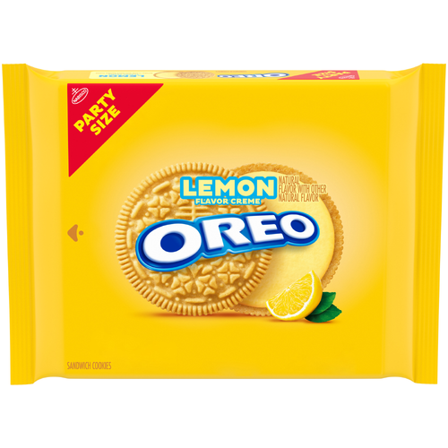Oreo Golden Lemon Flavor Creme Sandwich Cookies, Party Size - 24.95 Ounce Image 1 of 2