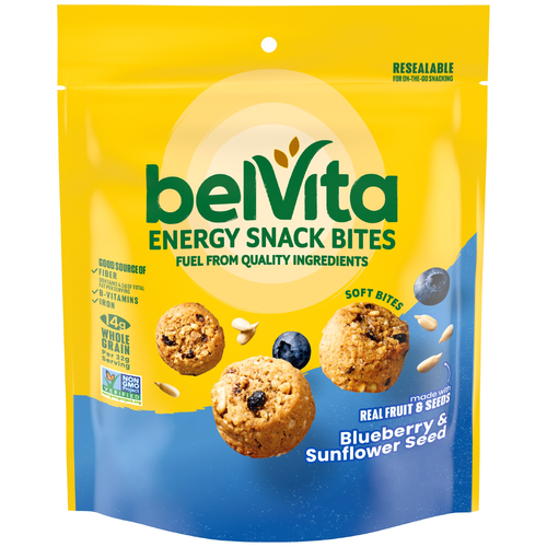 Belvita Energy Snack Bites Blueberry & Sunflower Seed Energy Snack Bites, And Seed - 5 Ounce Image 1 of 3