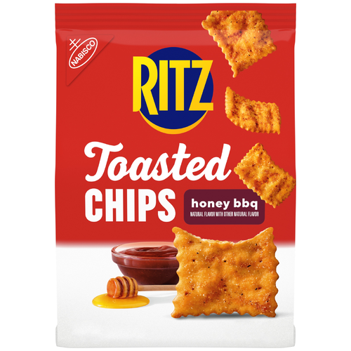 RITZ Honey BBQ Toasted Chips - 8.1 Ounce Image 1 of 3