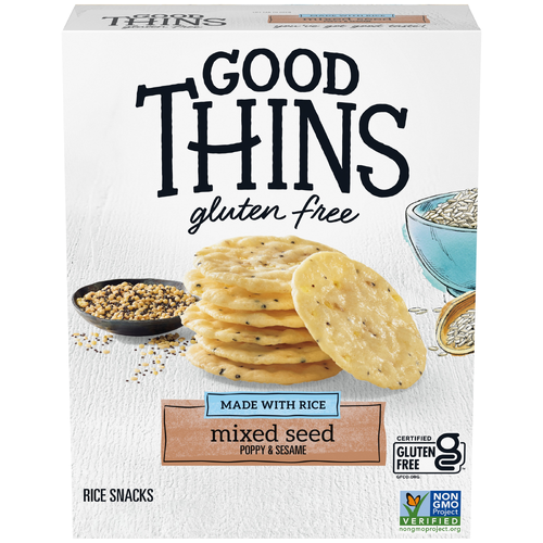 Good Thins Gluten Free Mixed Seed Rice Snacks - 3.5 Ounce