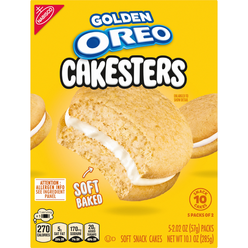 OREO Cakesters Golden Soft Snack Cakes - 10.1 Ounce