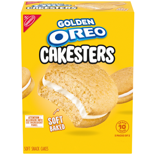 Oreo Cakesters Golden Cakesters Soft Snack Cakes, 5 Packs - 10.1 Ounce Image 1 of 3