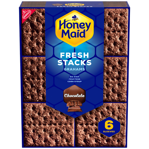 Honey Maid Fresh Stacks Chocolate Graham Crackers - 2.035 Ounce - 6 Count Image 1 of 4