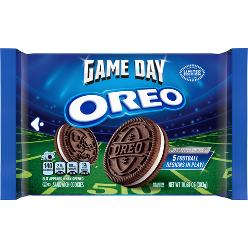 OREO Double Stuf Original Game Day Chocolate Sandwich Cookies, Limited Edition - 10.68 Ounce
