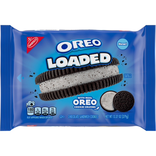 OREO Mega Stuf With Cookie Grind Loaded Chocolate Sandwich Cookies - 13.37 Ounce
