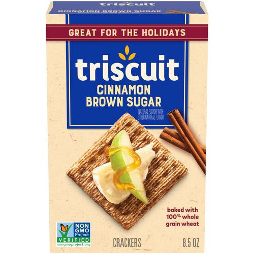 Triscuit Cinnamon Brown Sugar Whole Grain Wheat Crackers - 8.5 Ounce Image 1 of 3