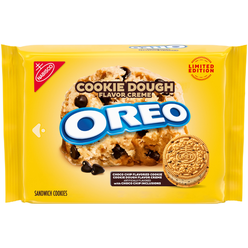 Oreo Cookie Dough Creme Sandwich Cookies Limited Edition - 10.68 Ounce