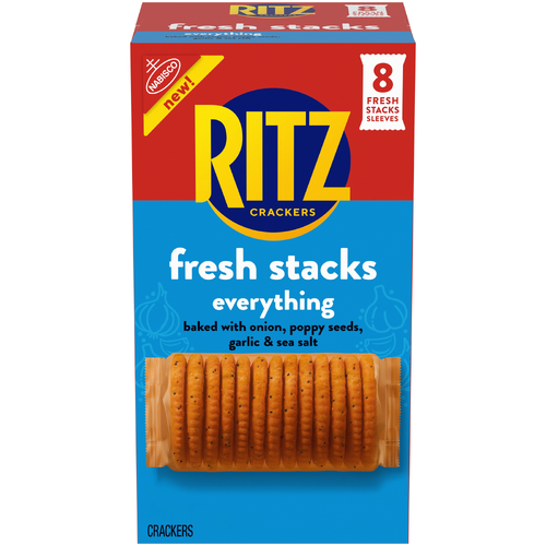 Ritz Fresh Stacks Everything Crackers Travel Snacks Multi Snack Packs - 11.8 Ounce