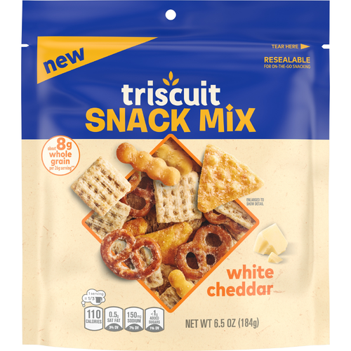 Triscuit White Cheddar Flavor Snack Mix Crackers - 6.5 Ounce