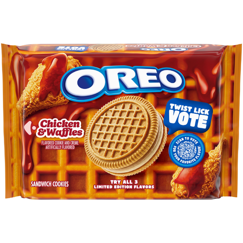 Oreo Chicken And Waffles Sandwich Cookies, Limited Edition - 10.68 Ounce
