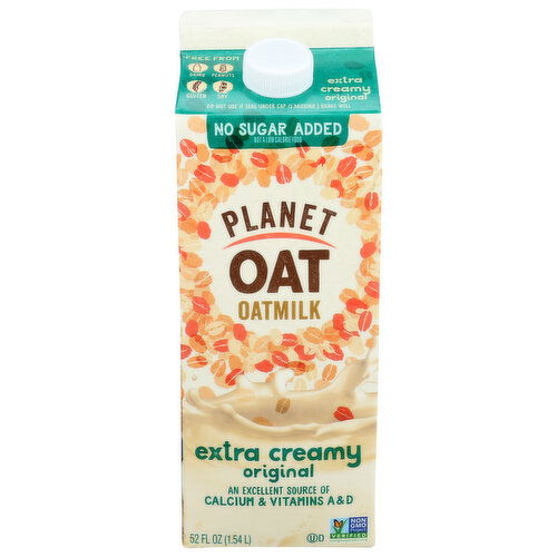 PLANET OAT Oatmilk Original Extra Creamy - 52 Fluid Ounce