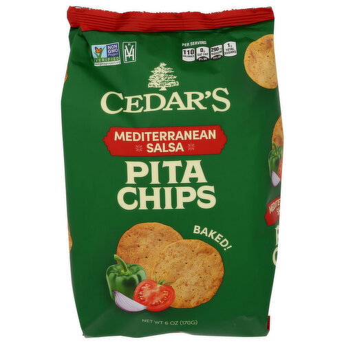 CEDAR's Mediterranean Salsa Pita Chips Cedars - 6 Ounce Image 1 of 4