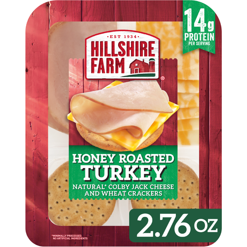 Hillshire Farm Protein Snack Pack, Honey Roasted Turkey & Colby Jack - 2.76 Ounce Image 1 of 4