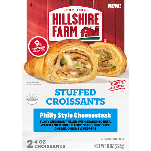Hillshire Farm Philly Style Cheesesteak Stuffed Croissants - 8 Ounce