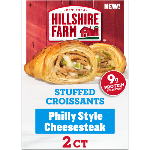 Hillshire Farm Philly Style Cheesesteak Stuffed Croissants - 8 Ounce