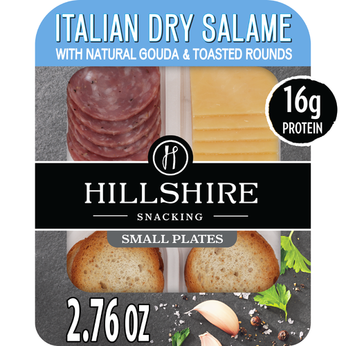 Hillshire Protein Small Plates Italian Dry Salami Deli Lunch Meat & Gouda Cheese - 2.76 Ounce Image 1 of 4