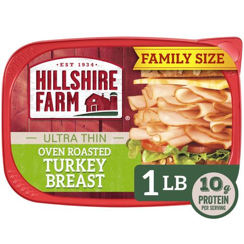 Hillshire Farm Ultra Thin Sliced Oven Roasted Turkey Breast Sandwich Meat - 16 Ounce Image 1 of 4