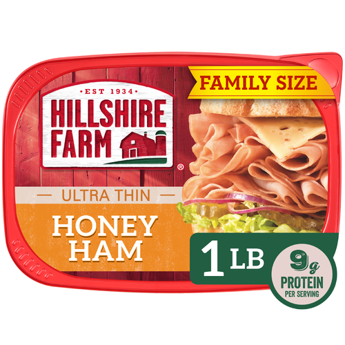 Hillshire Farm Ultra Thin Sliced Honey Ham Sandwich Meat - 0.593 Ounce - 27 Count Image 1 of 4