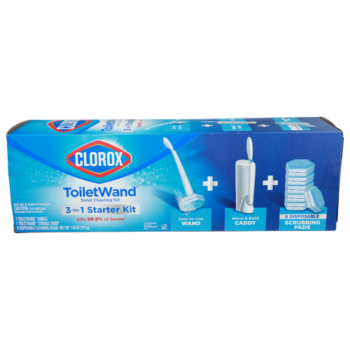 Clorox 3-In-1 Starter Kit Toiletwand - 1.04 Ounce