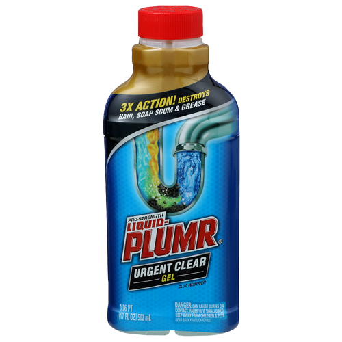 Liquid-Plumr Urgent Clear Gel Clog Remover - 17 Fluid Ounce
