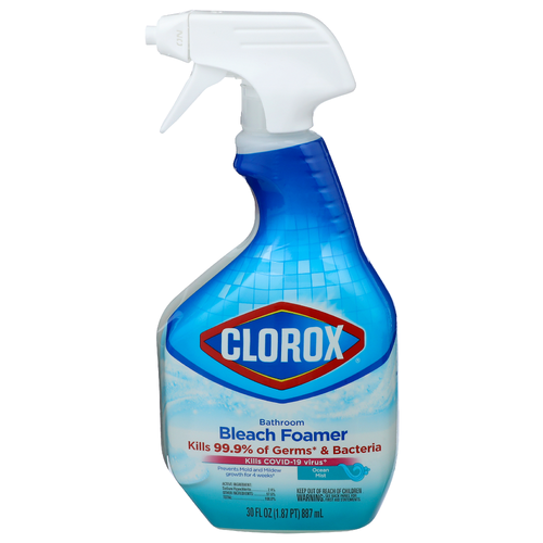 Clorox Ocean Mist Bathroom Bleach Foamer - 30 Fluid Ounce