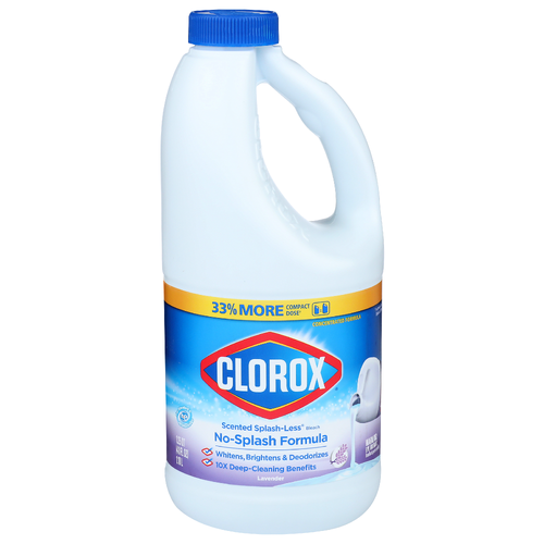 Clorox Lavender Scented Splash-Less Bleach - 40 Fluid Ounce