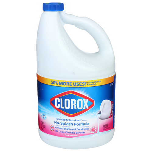 Clorox Fresh Meadow Scented Splash-Less Bleach - 117 Fluid Ounce