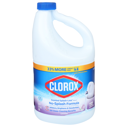 Clorox Lavender Scented Splash-Less Bleach - 77 Fluid Ounce