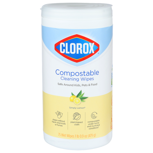 Clorox Cleaning Wipes - 0.225 Ounce - 75 Count