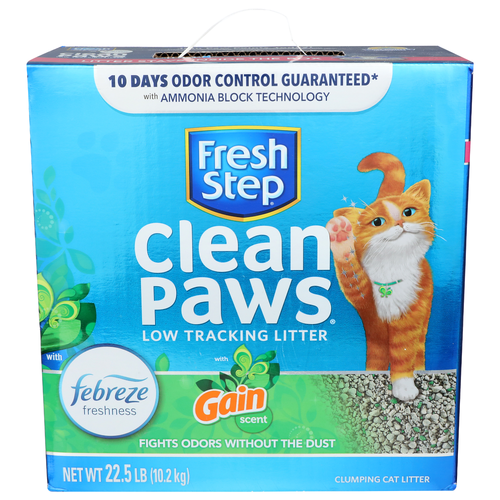 Fresh Step Gain Febreze Freshness Clean Paws Low Tracking Litter - 22.5 Pound